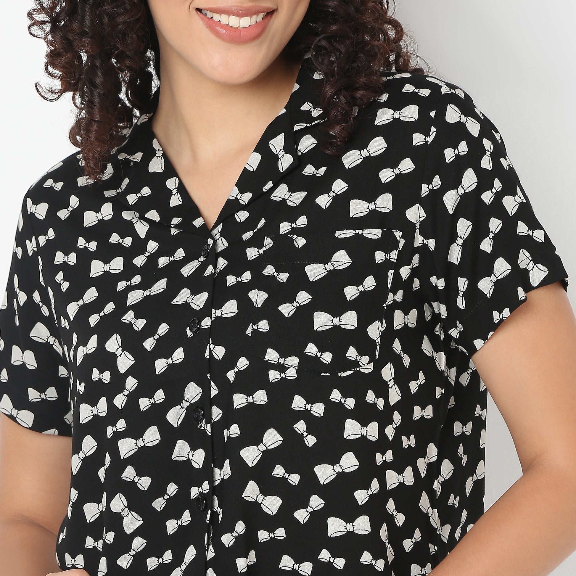 Woven Loungewear Short Set