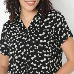 Woven Loungewear Short Set