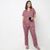 Printed Shirt with Pyjama Sleepwear Set