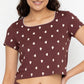 Cotton Printed Top with Pyjama Sleepwear Set