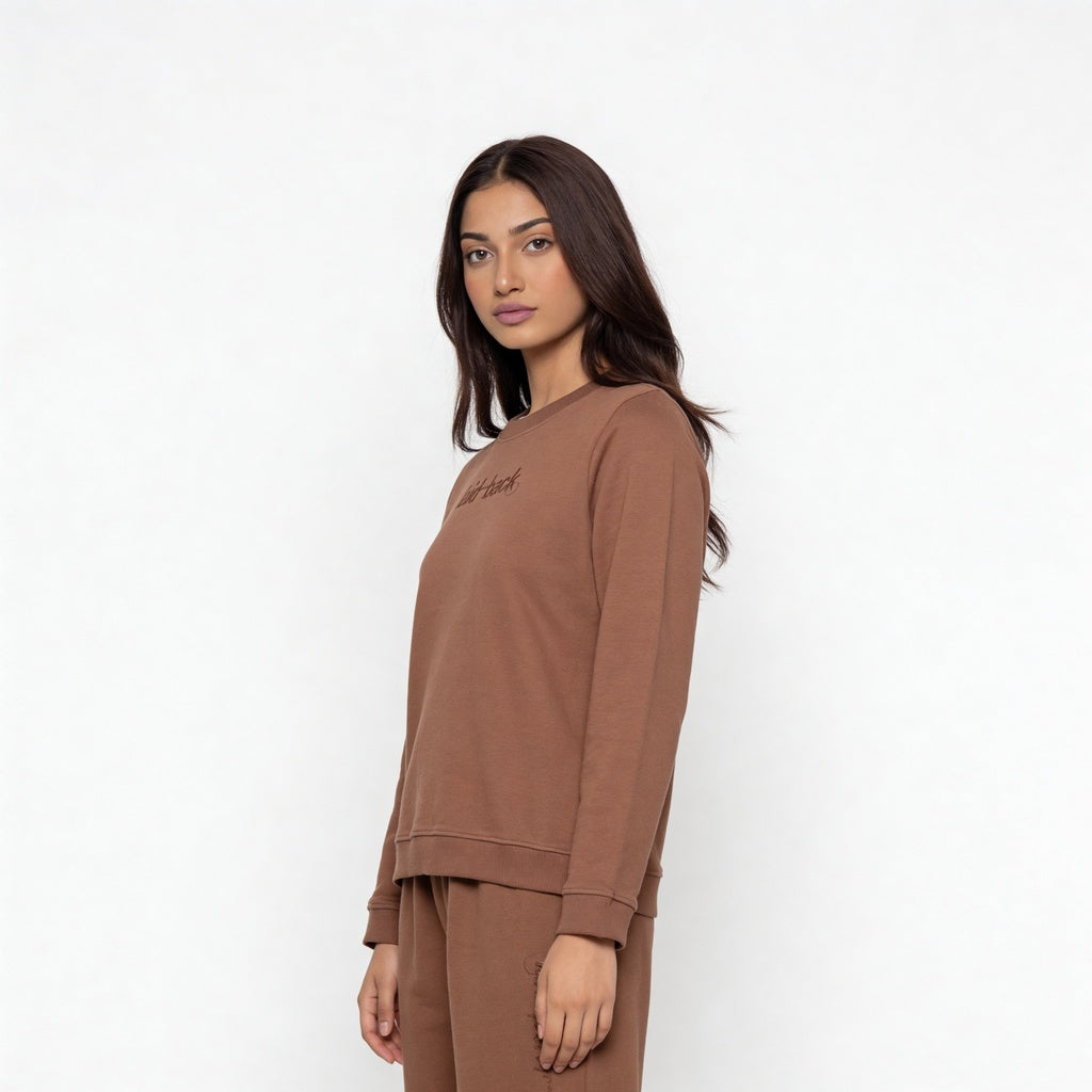 Cotton Printed Top with Joggers Sleepwear Set