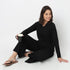V-Neck T-Shirt with Pyjama Sleepwear Set