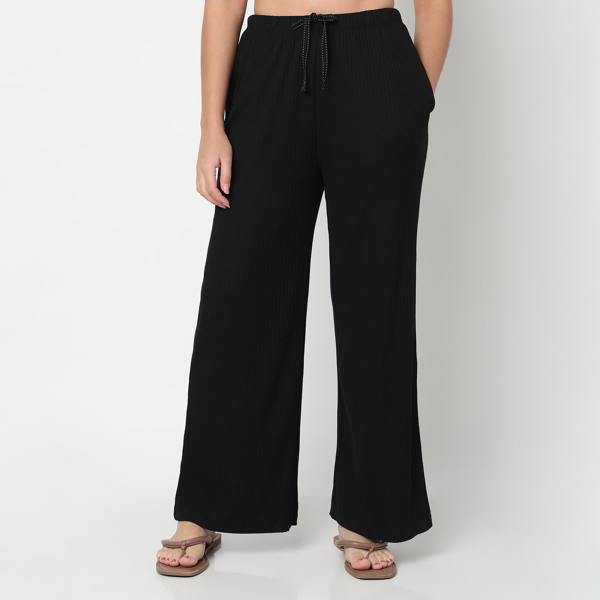 V-Neck T-Shirt with Pyjama Sleepwear Set