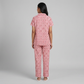 Cotton Printed Shirt with Pyjama Sleepwear Set