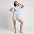 Printed Top with Shorts Sleepwear Set