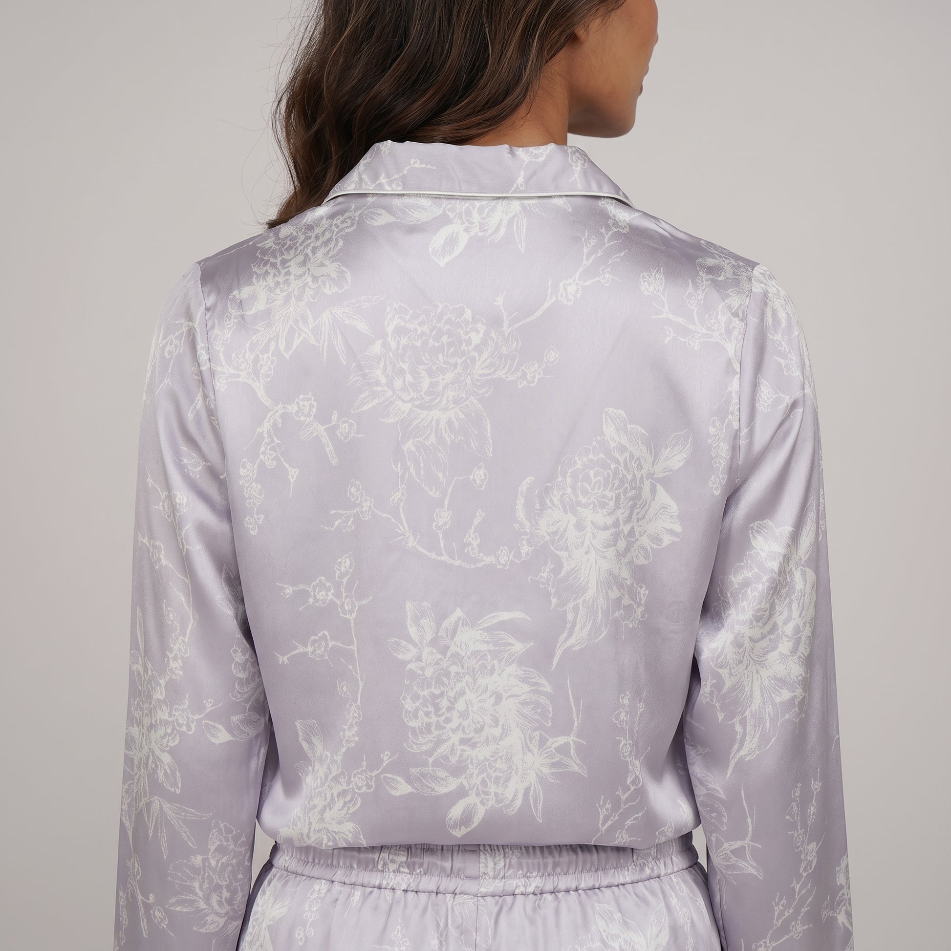 Digital Printed Shirt with Pyjama Sleepwear Set
