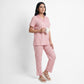 Printed Shirt with Pyjama Sleepwear Set