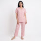 Printed Shirt with Pyjama Sleepwear Set