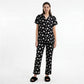Printed Shirt with Pyjama Sleepwear Set