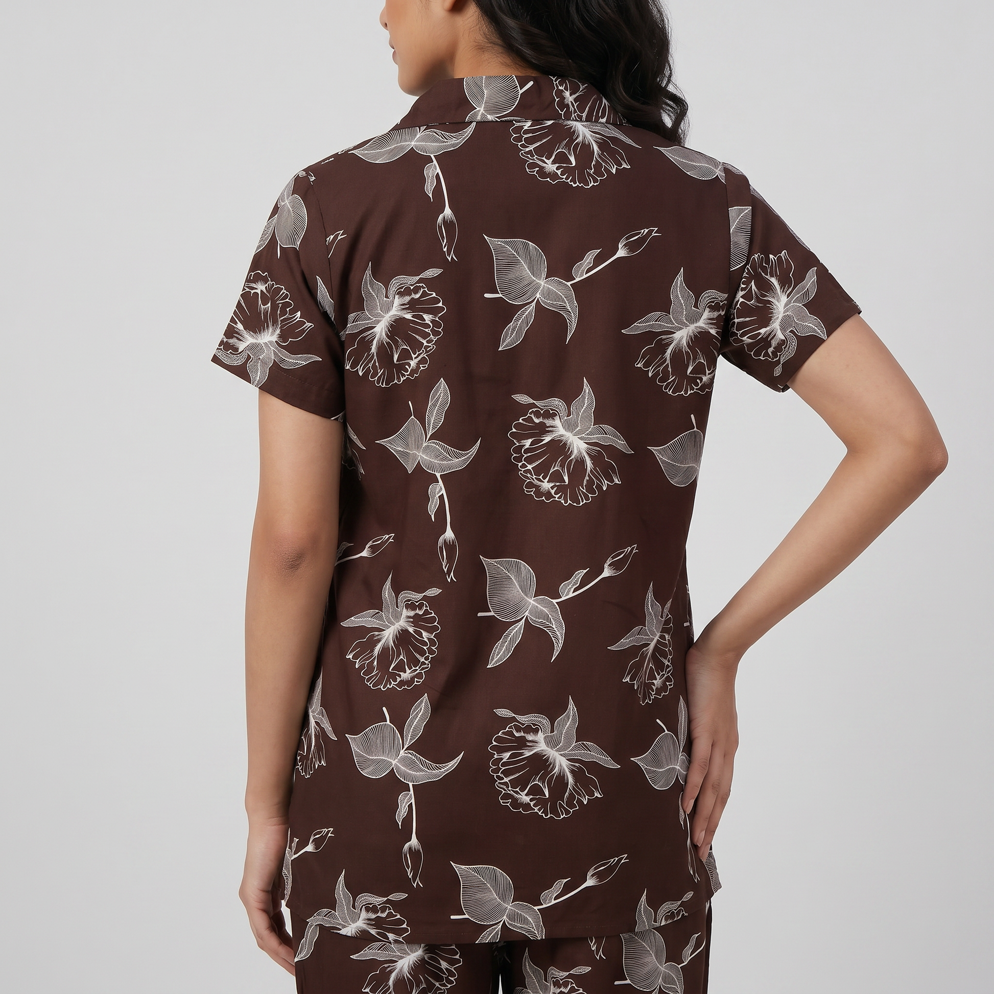 Printed Shirt with Pyjama set