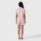 Cotton Printed Shirt with Shorts Sleepwear Set