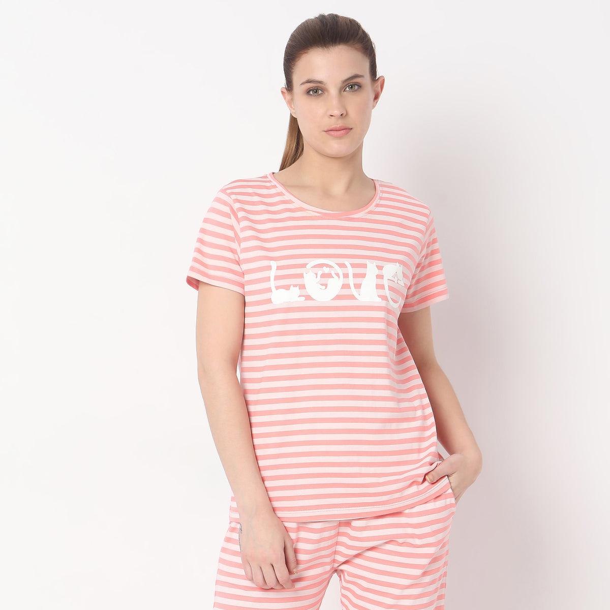 Regular Fit Striped T-Shirt