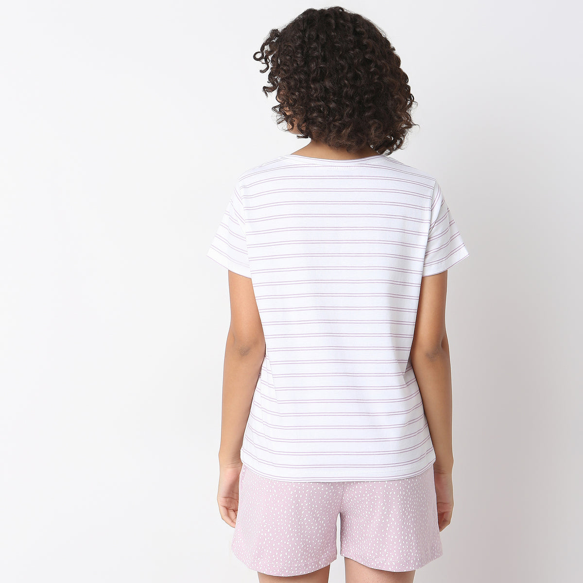 Regular Fit Striped Lounge T-Shirt