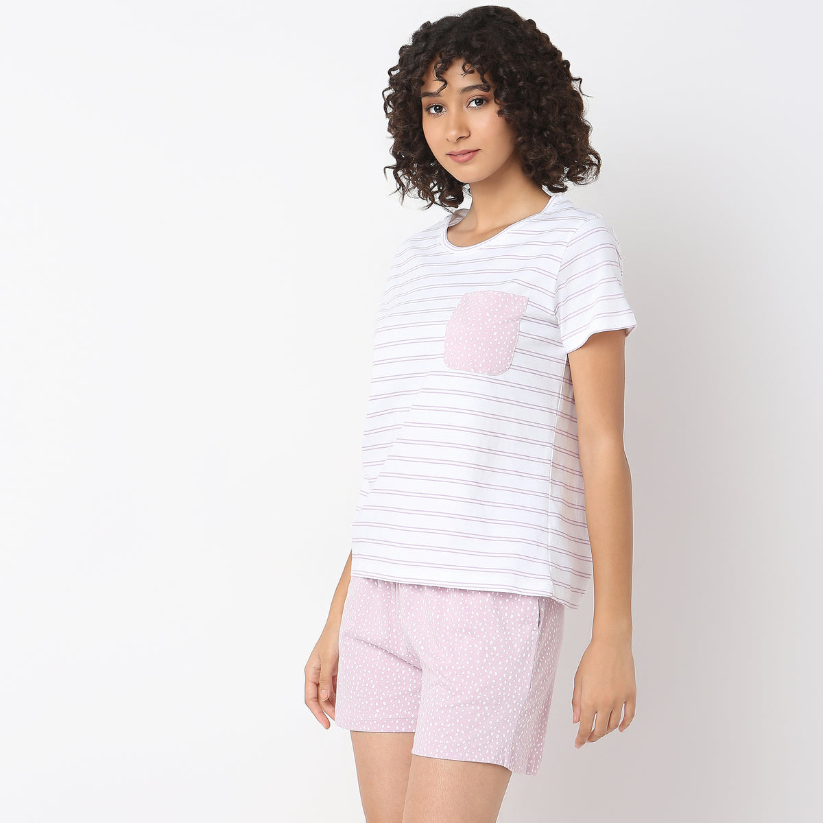 Regular Fit Striped Lounge T-Shirt