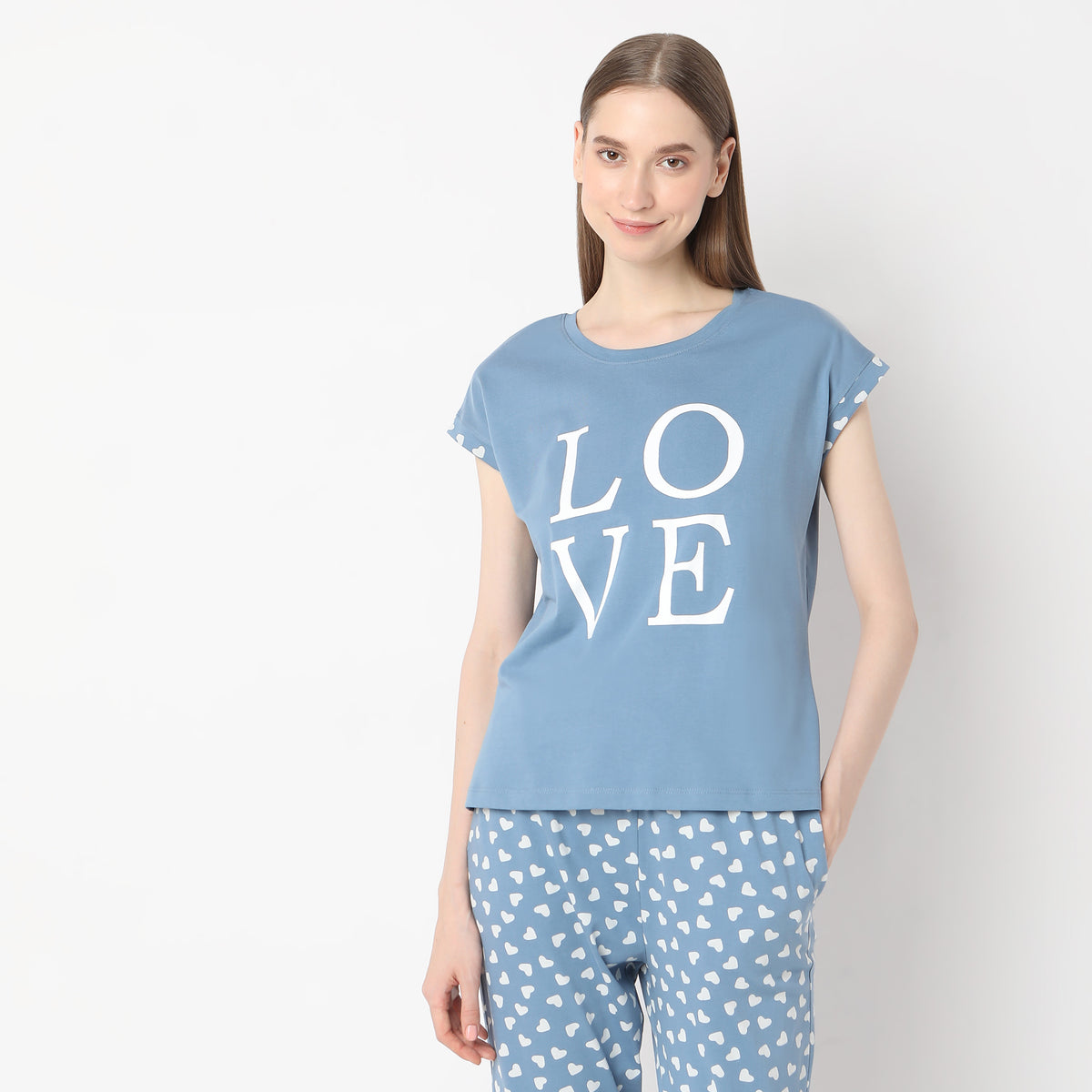 Love Chest Printed Lounge T-Shirt