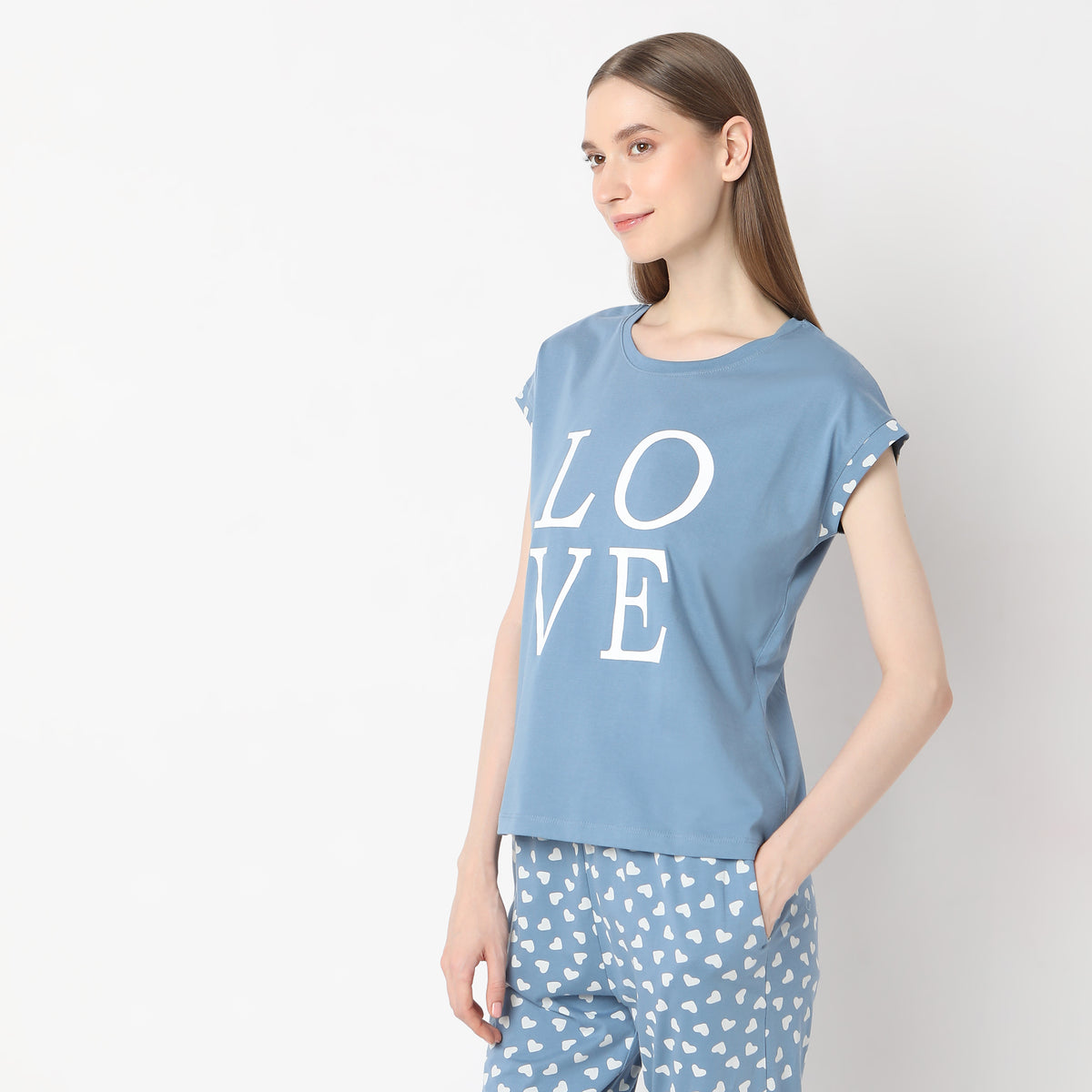 Love Chest Printed Lounge T-Shirt