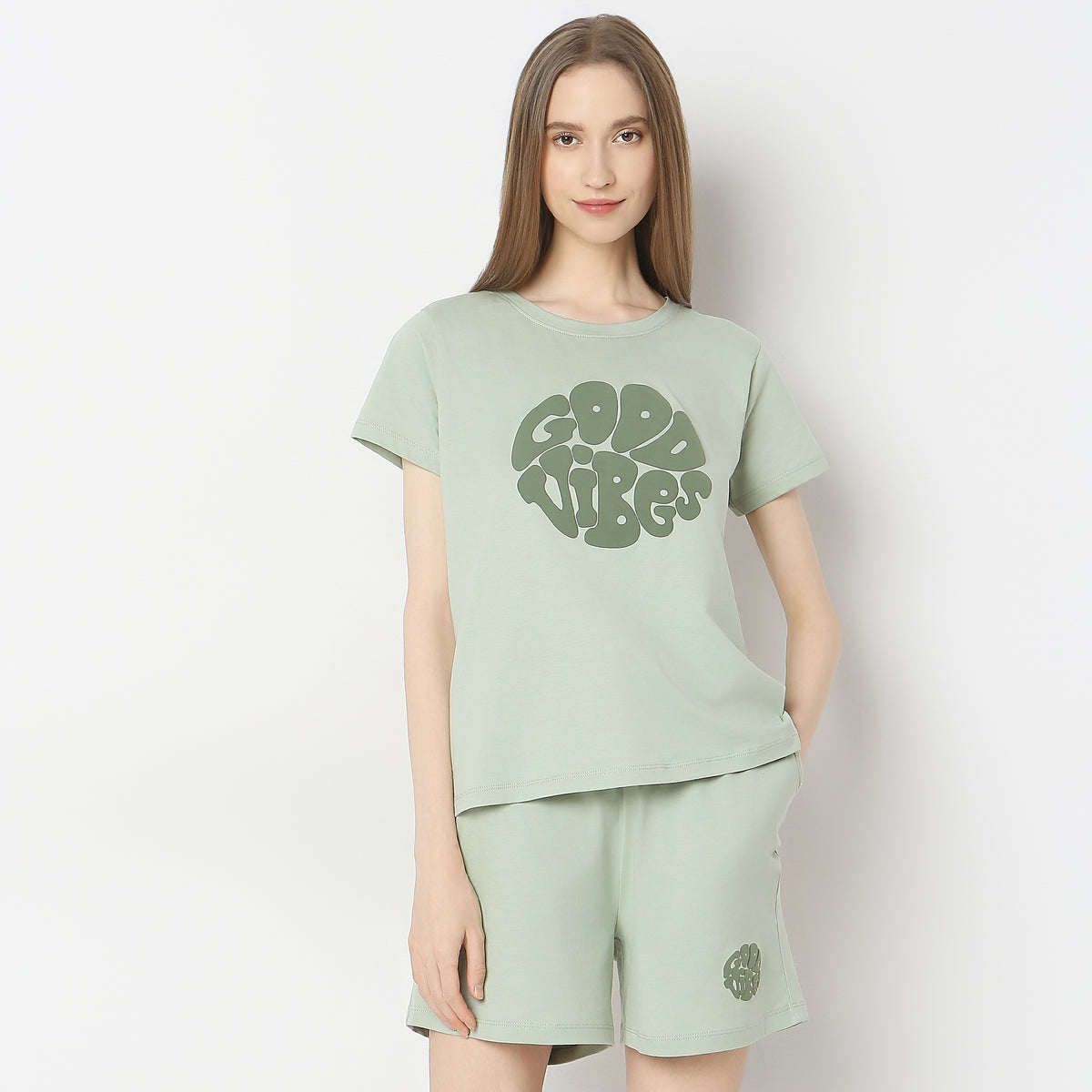 Regular Fit Printed Lounge T-Shirt