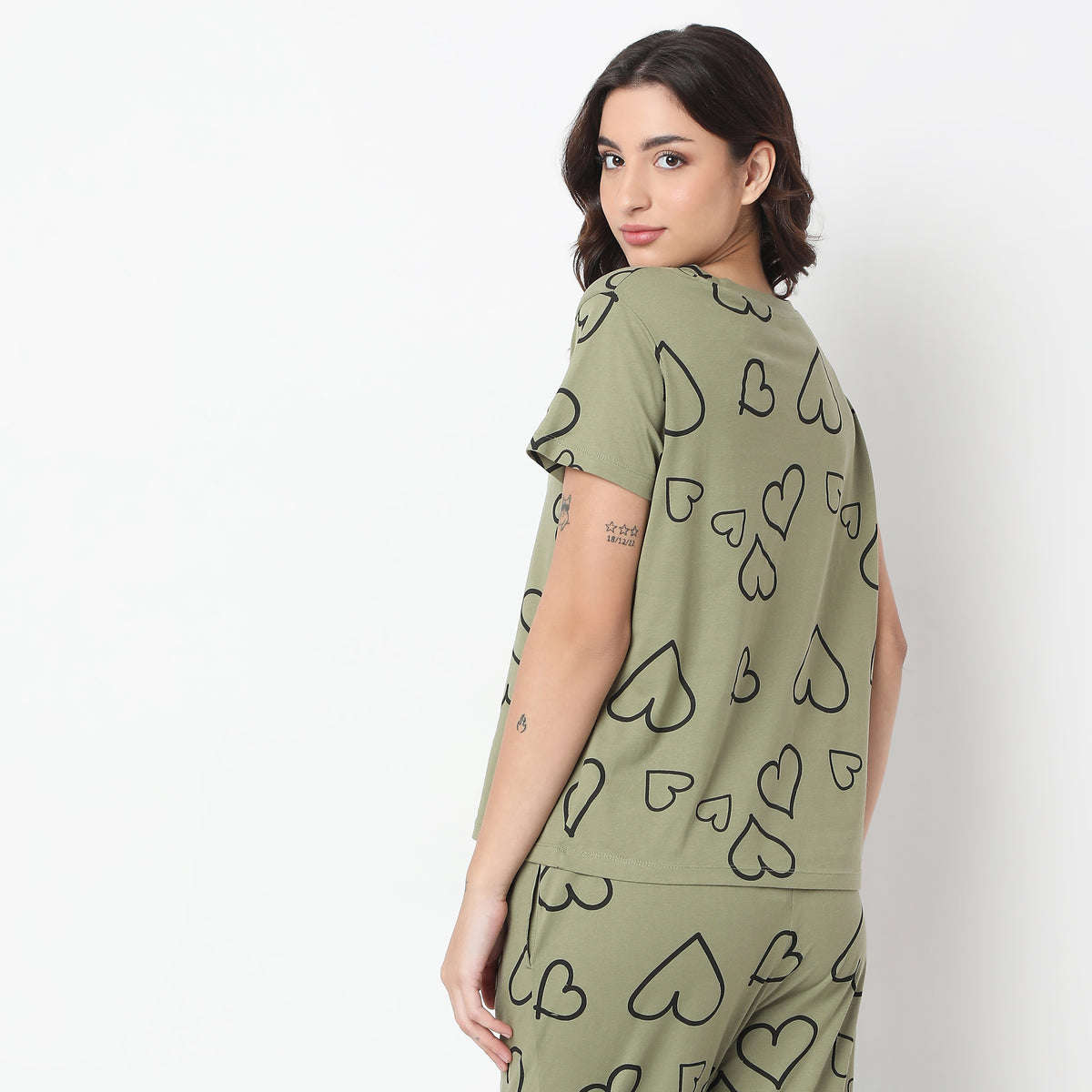 Regular Fit Printed Lounge T-Shirt