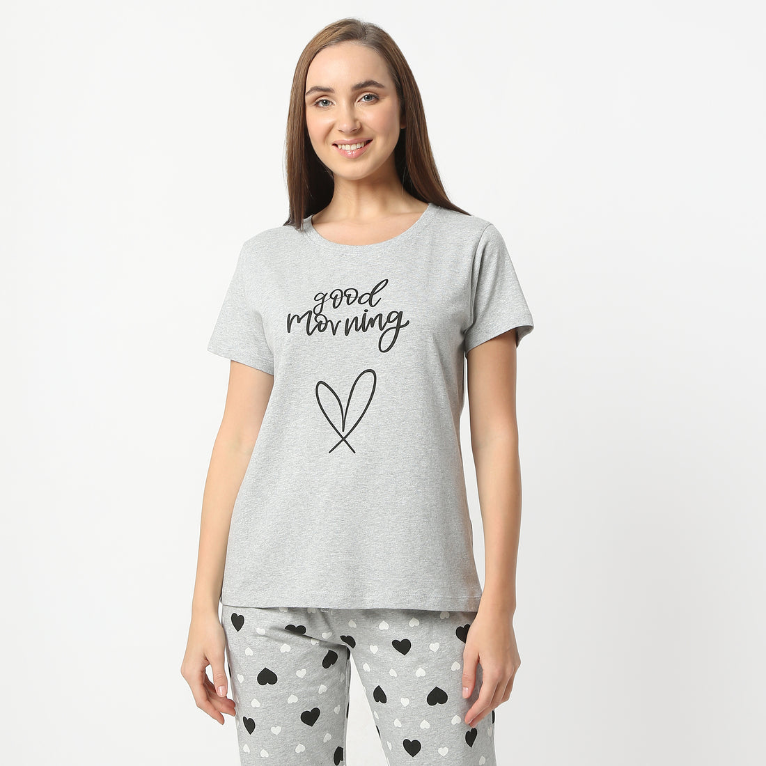 Regular Fit Solid Crew Neck Regular Length T-Shirt