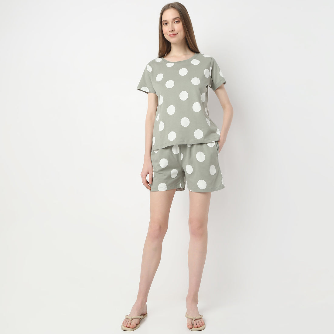 Regular Fit Polka Dot T-Shirt