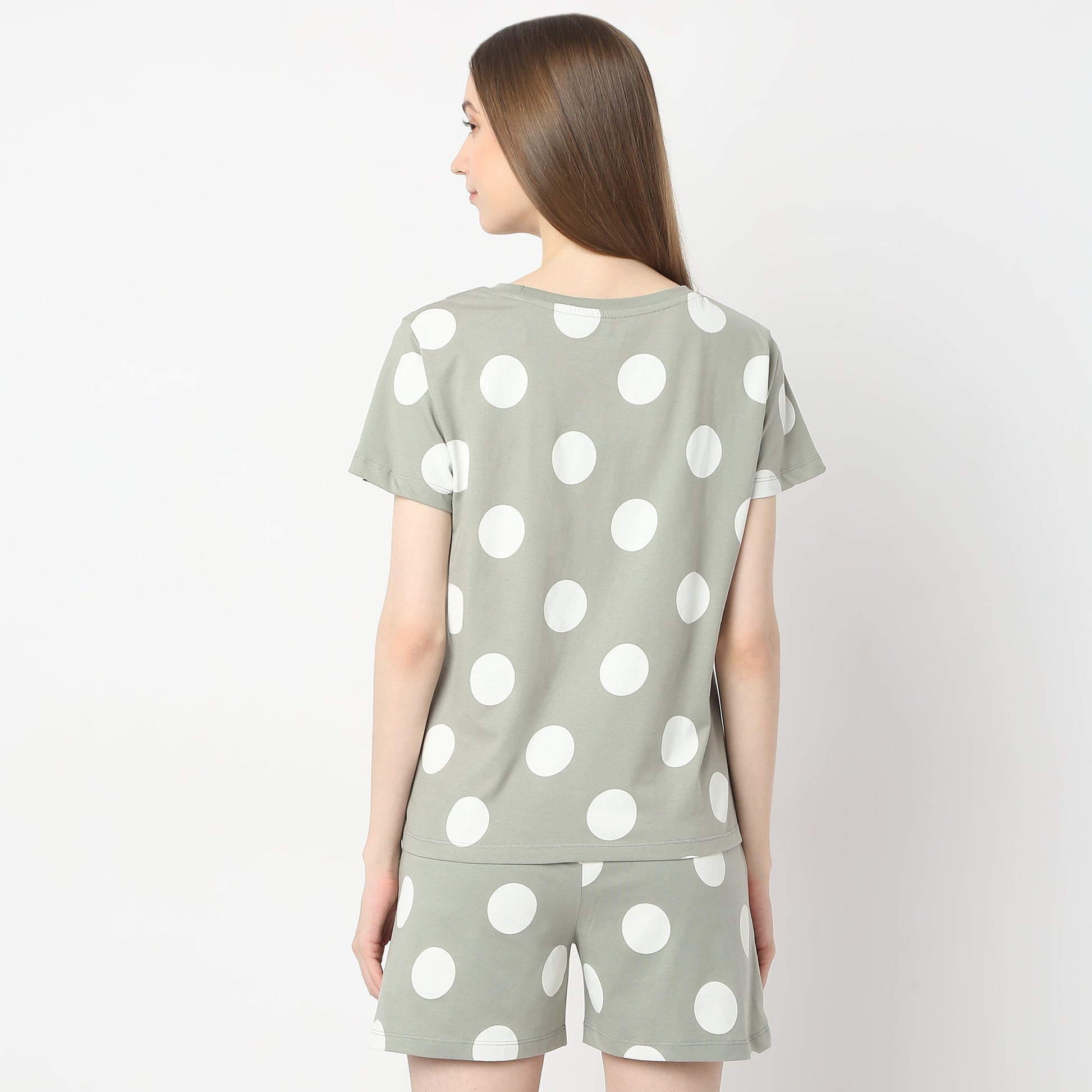 Regular Fit Polka Dot T-Shirt