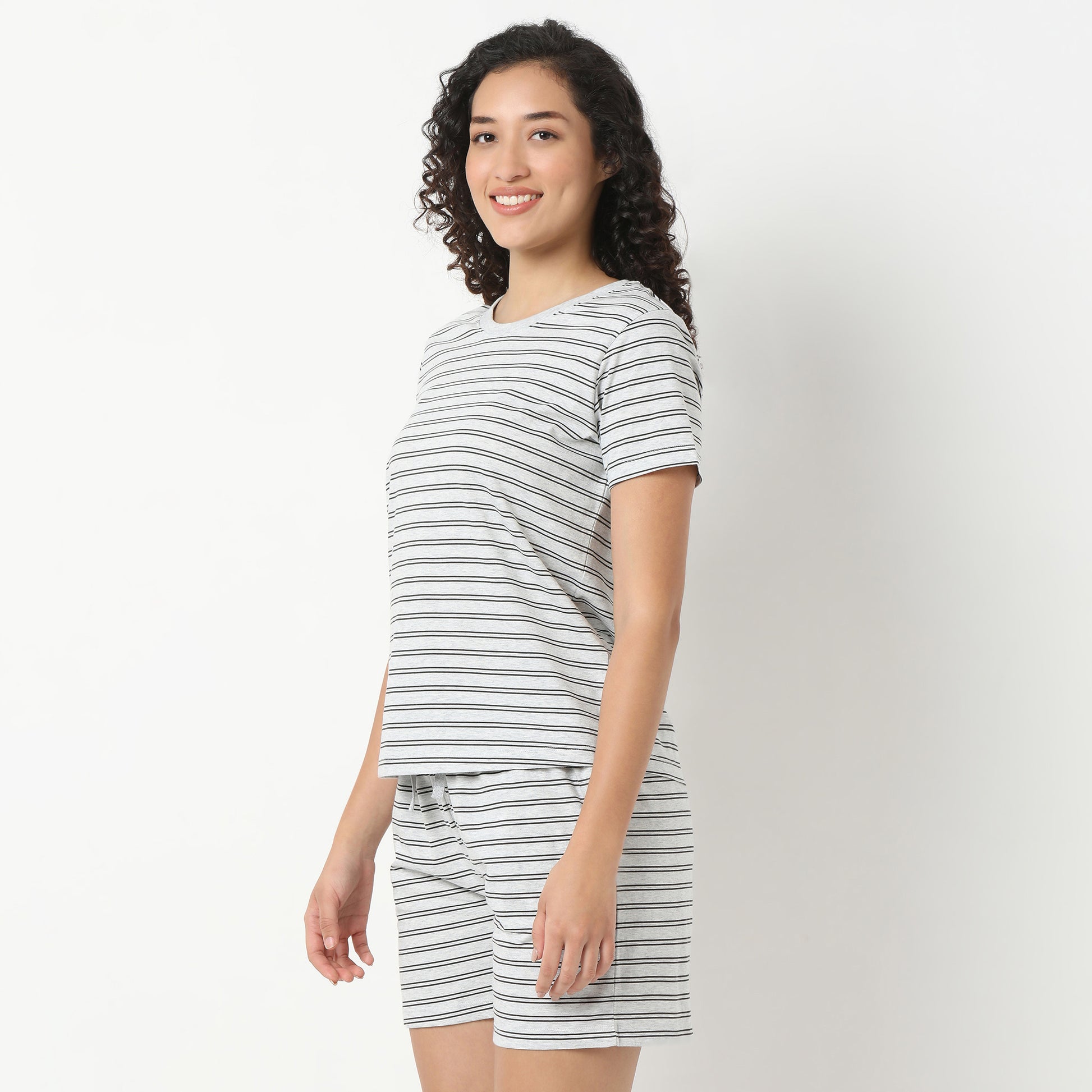 Striped Loungewear T-Shirt