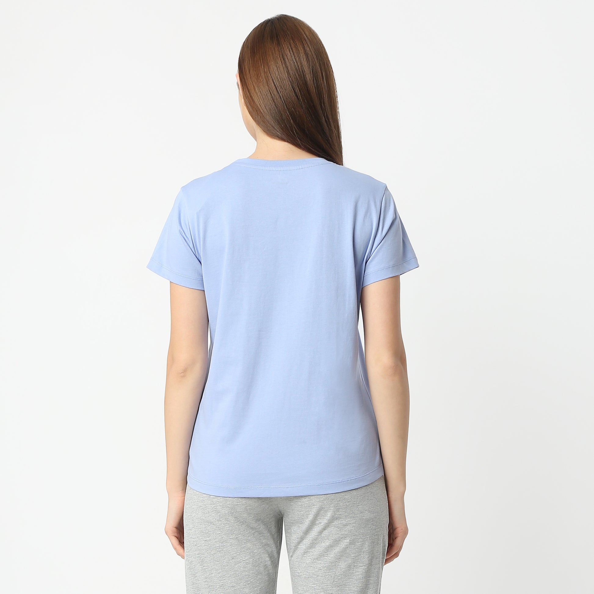 Regular Fit Printed Round Neck Regular Length T-Shirt