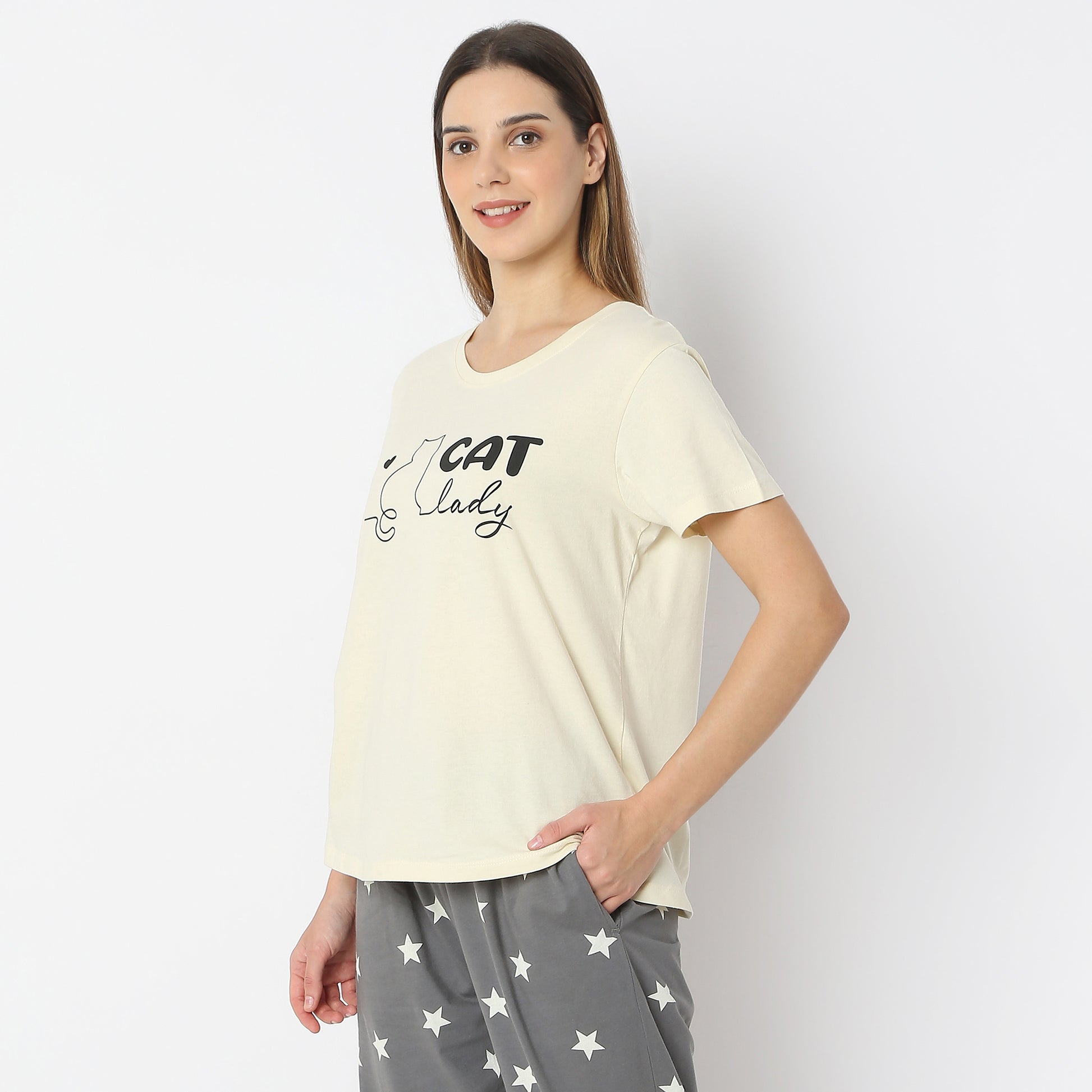 Animal Print Casual Short Sleeve T-Shirt