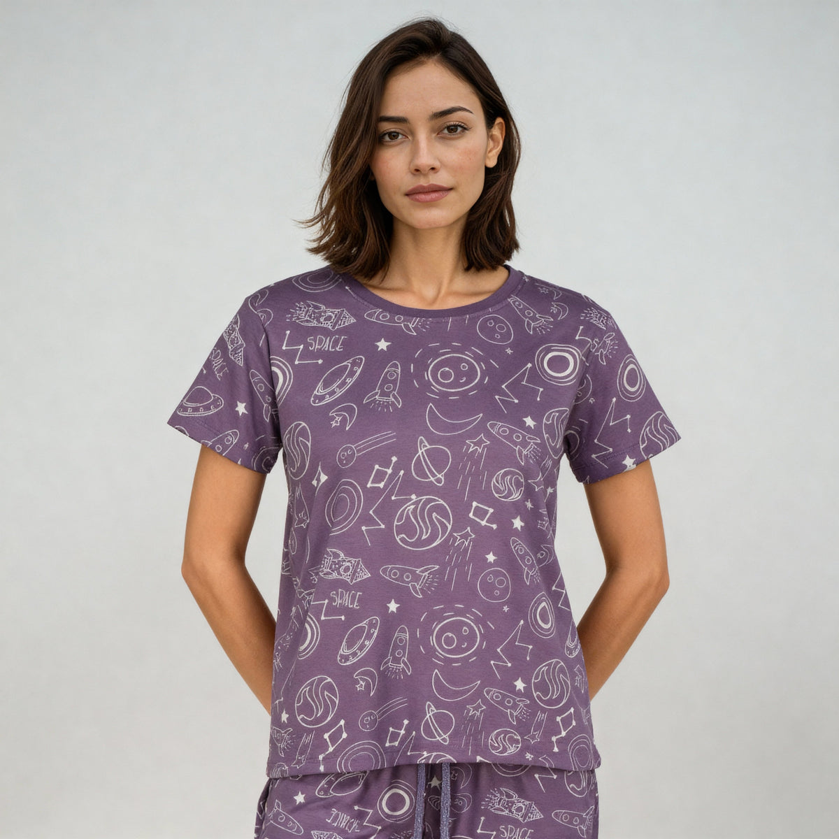 Cotton Printed Lounge T-Shirt