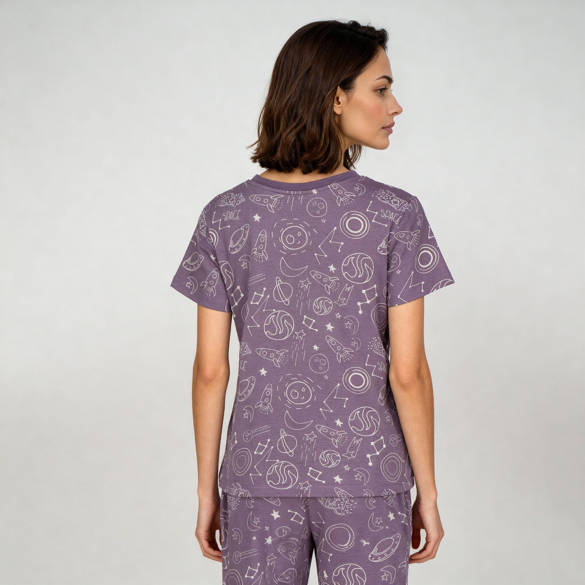 Cotton Printed Lounge T-Shirt