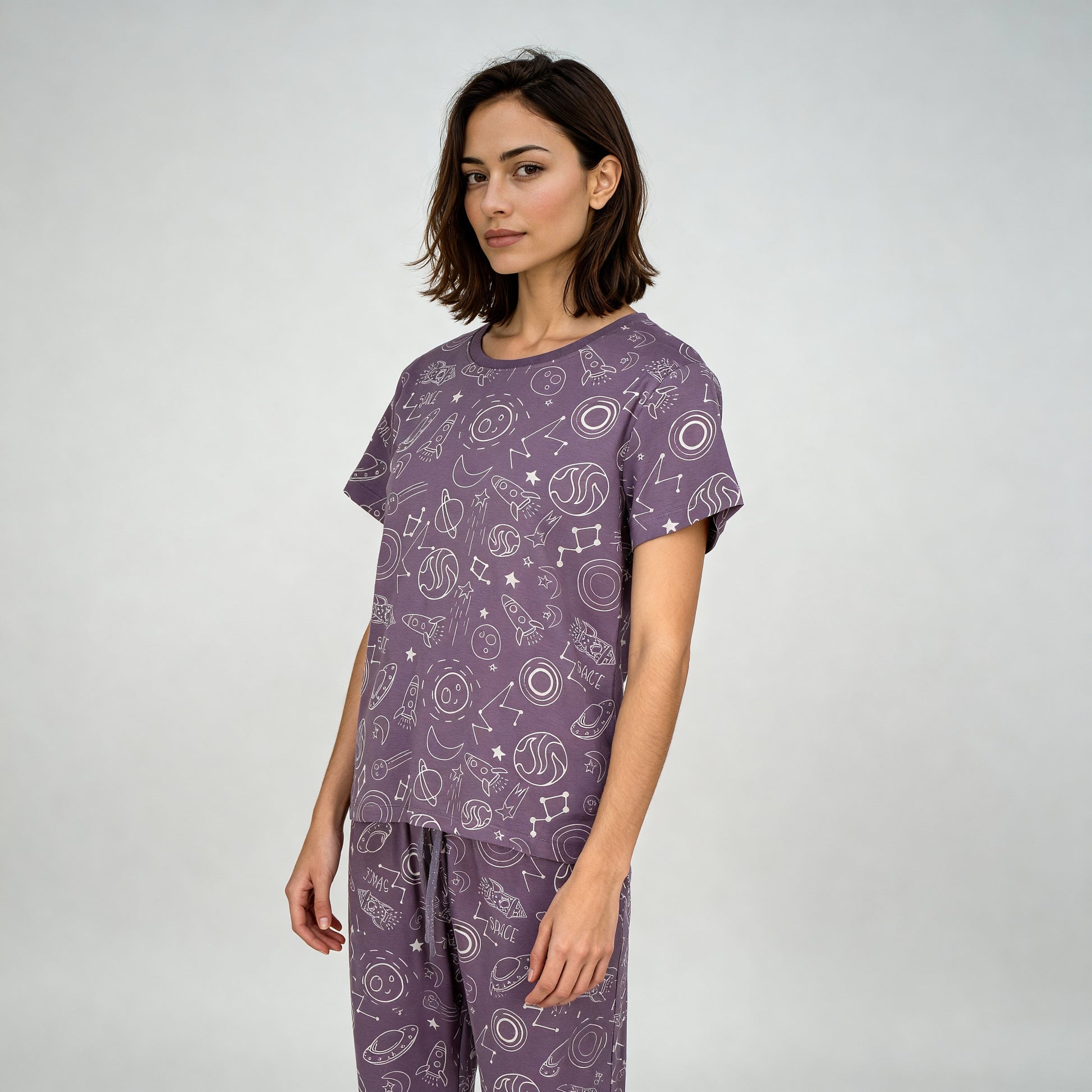 Cotton Printed Lounge T-Shirt