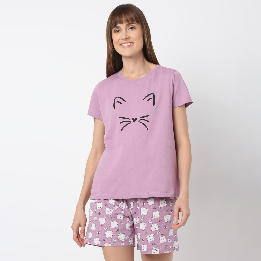Regular Fit Printed Crew Neck T-Shirt