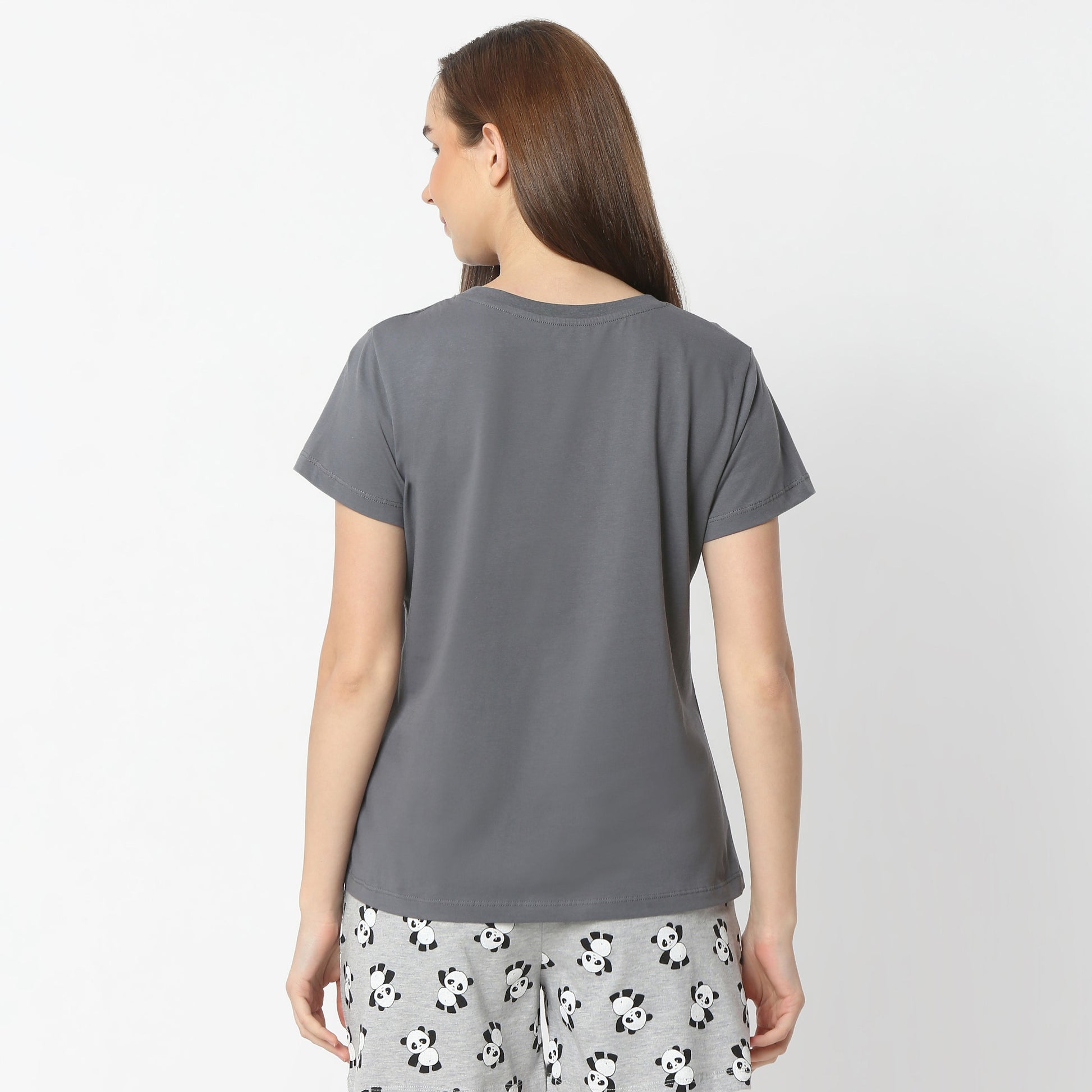 Regular Fit Printed Crew Neck Regular Length T-Shirt