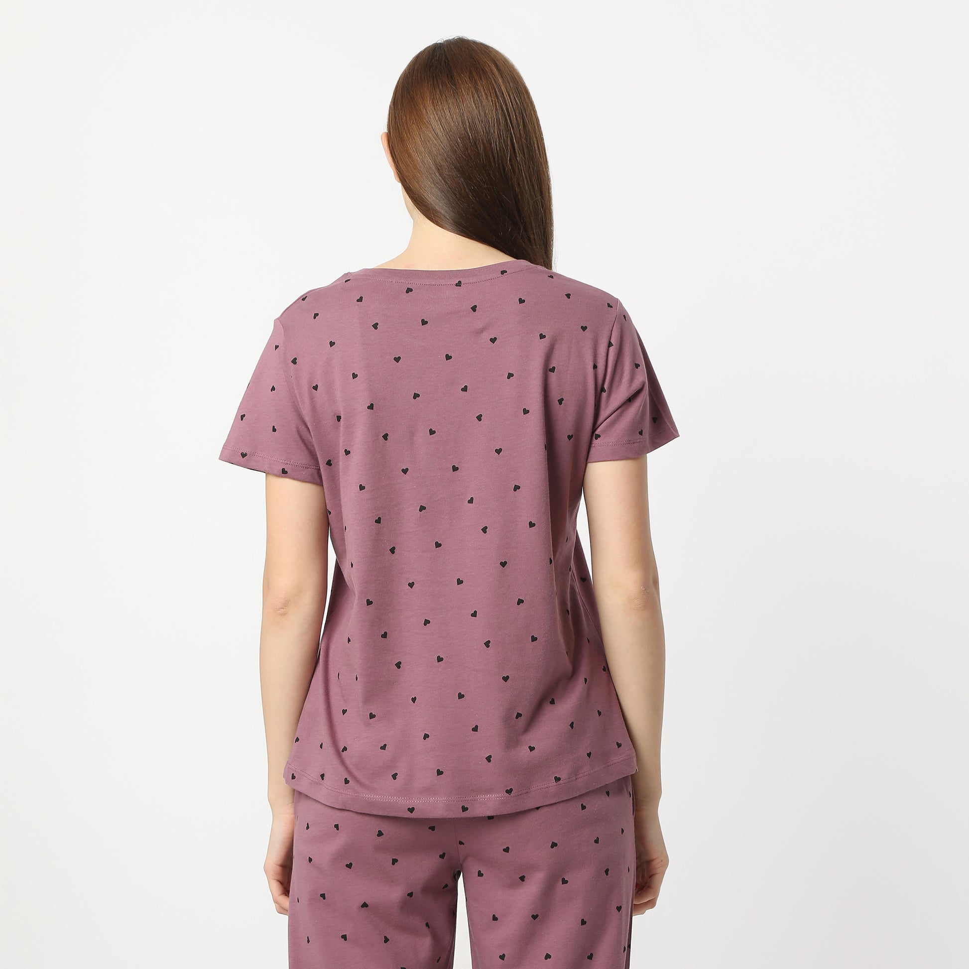 Regular Fit Printed Round Neck Regular Length T-Shirt