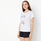 Regular Fit Printed Round Neck T-Shirt