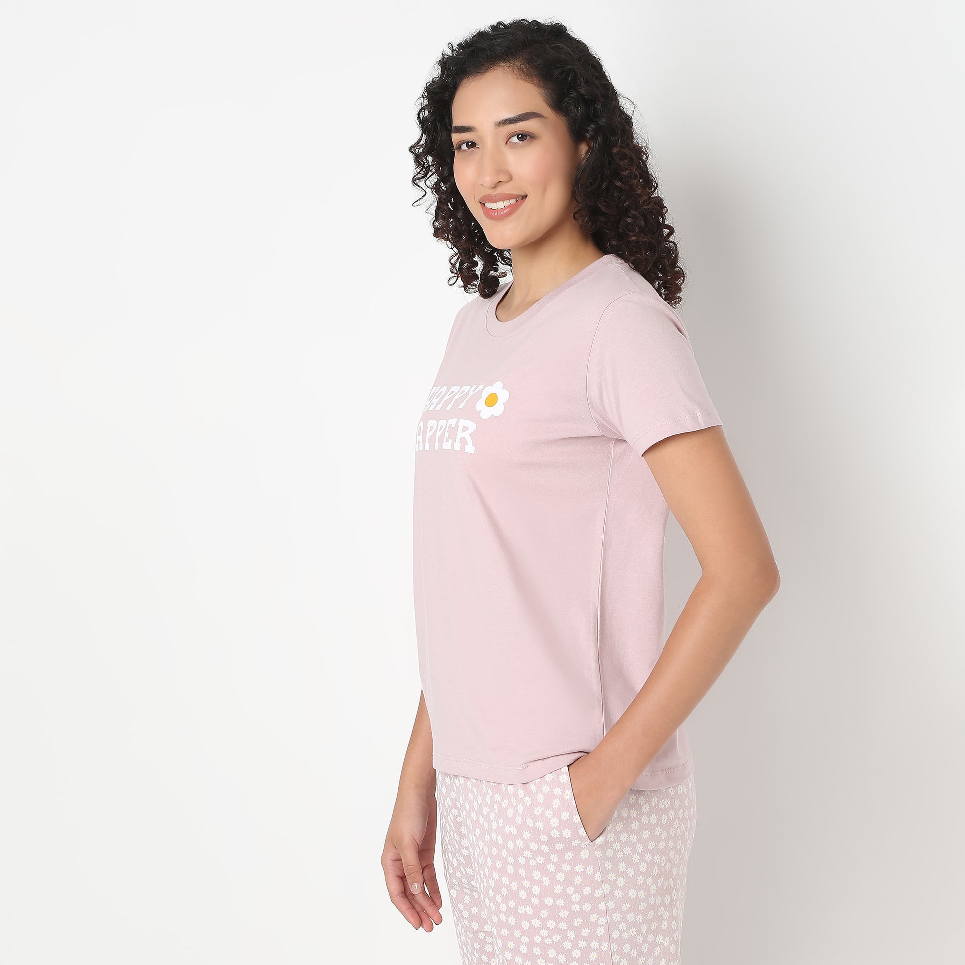 Knitted Loungewear T-shirt