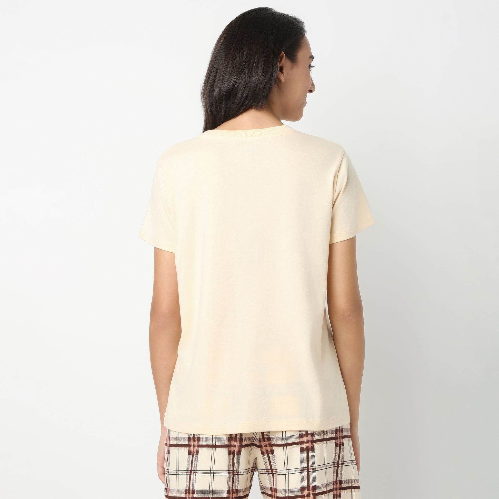 Regular Fit Printed Crew Neck T-Shirt