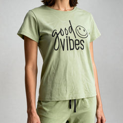 Cotton Printed Lounge T-Shirt