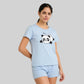 Knitted Printed Lounge T-Shirt