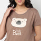 Knitted Printed Lounge T-Shirt