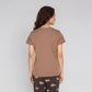 Cotton Printed Short Sleeve Sleepwear T-Shirt