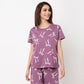 Cotton Printed Lounge T-Shirt