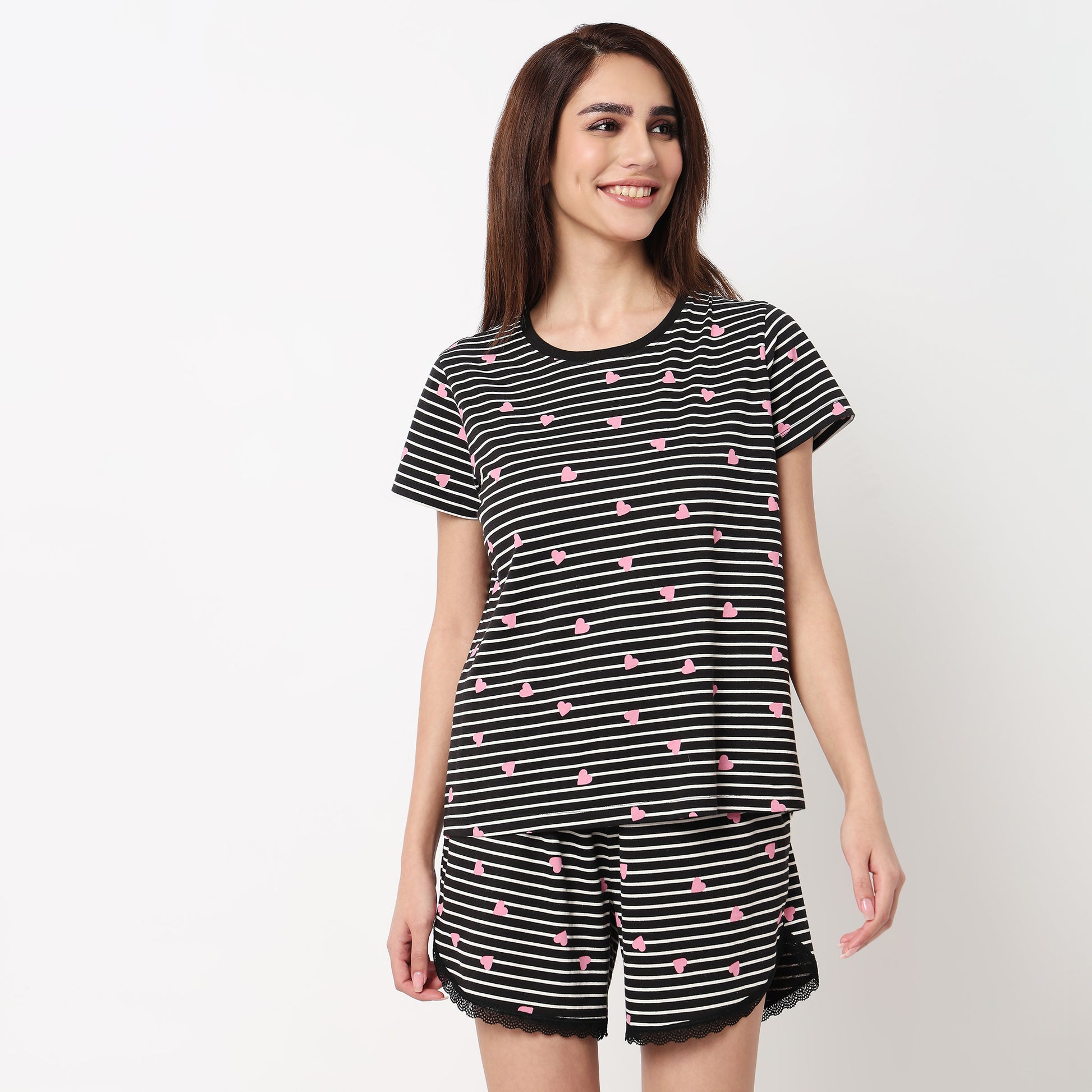 Cotton Printed Lounge T-Shirt