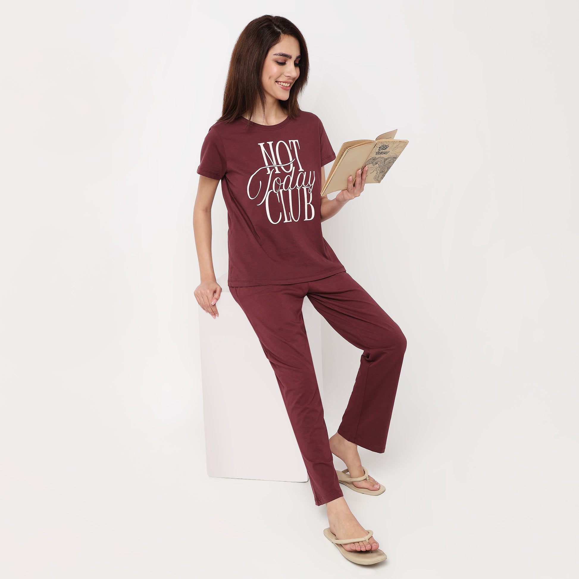 Cotton Printed Lounge T-Shirt