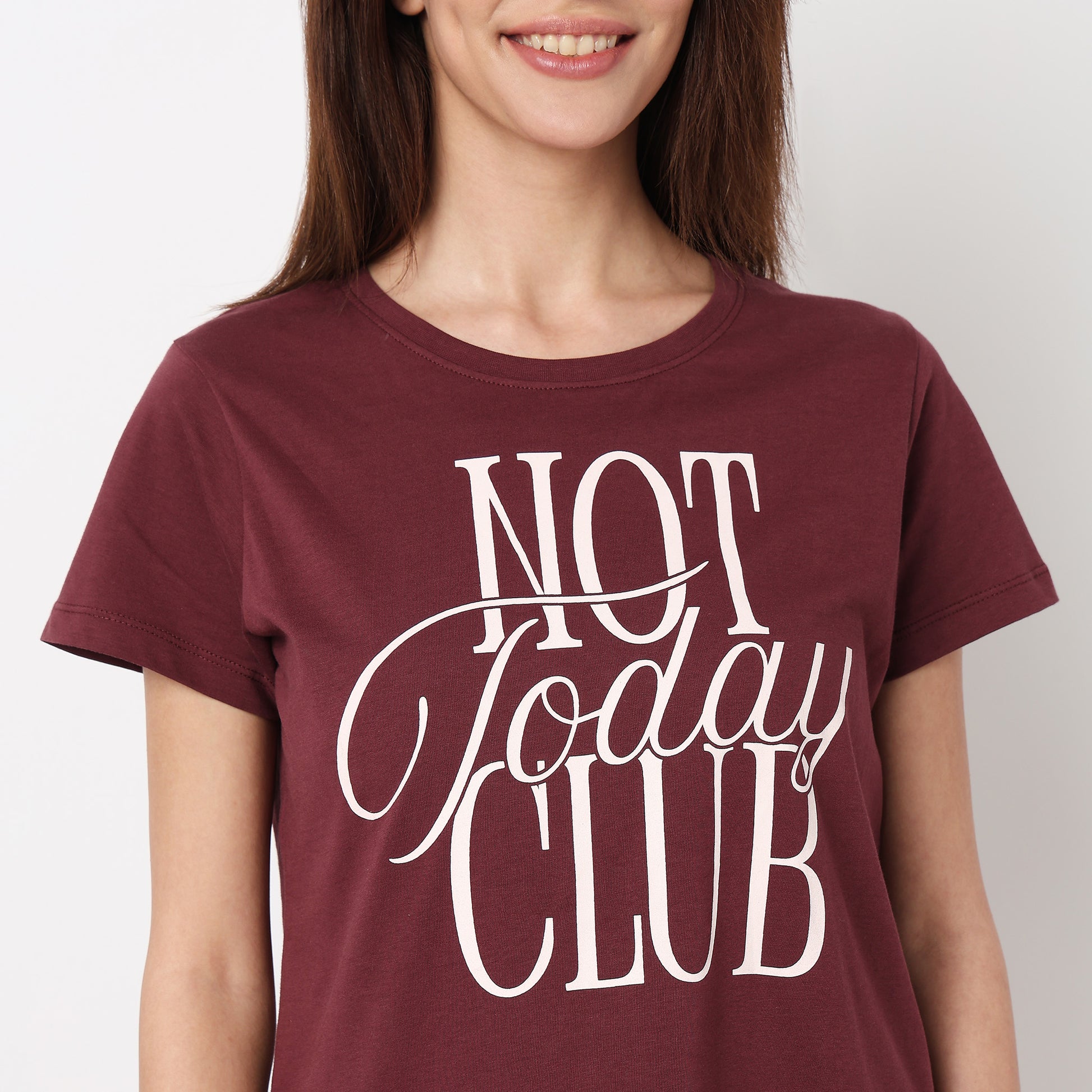 Cotton Printed Lounge T-Shirt