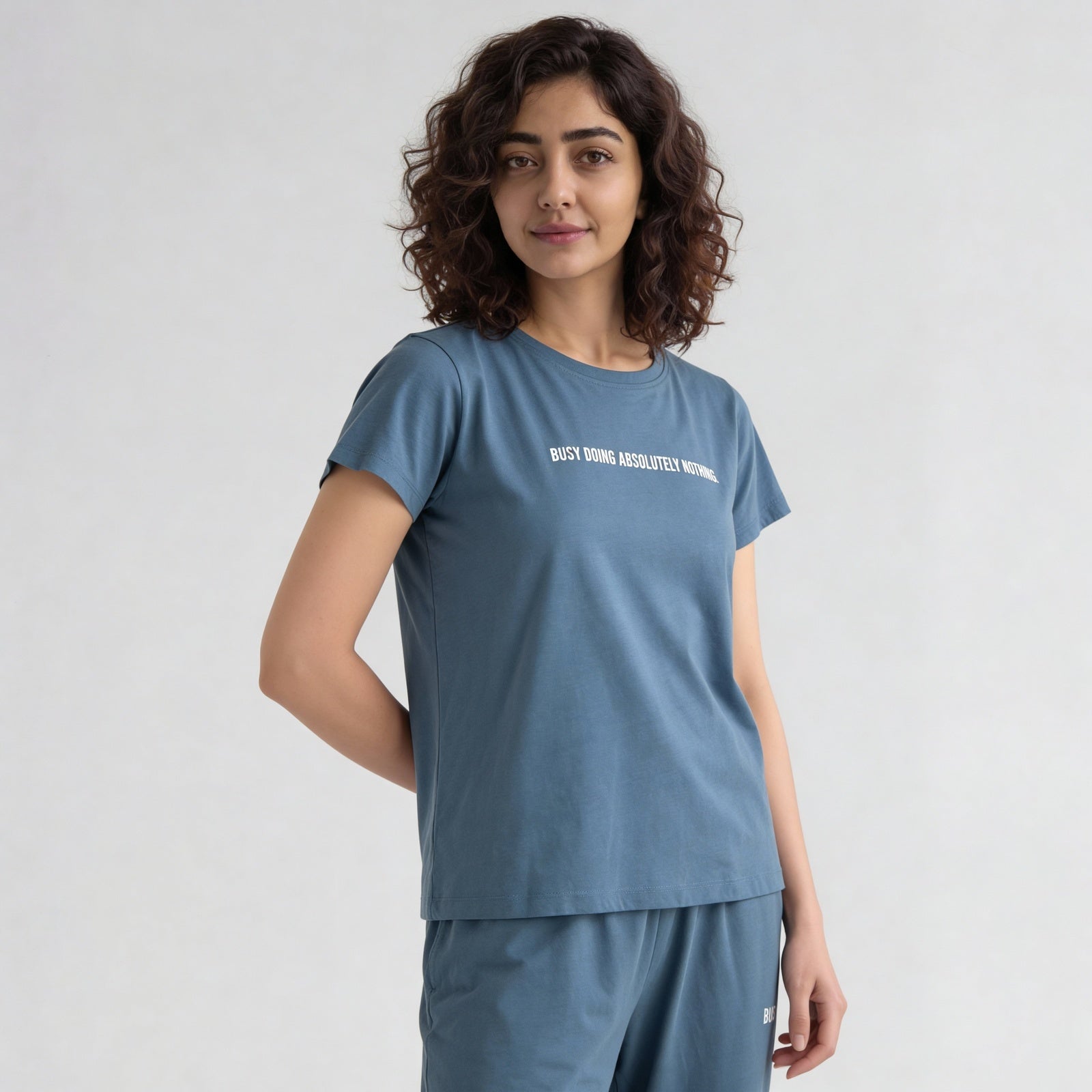 Cotton Printed Short Sleeve Sleepwear Top