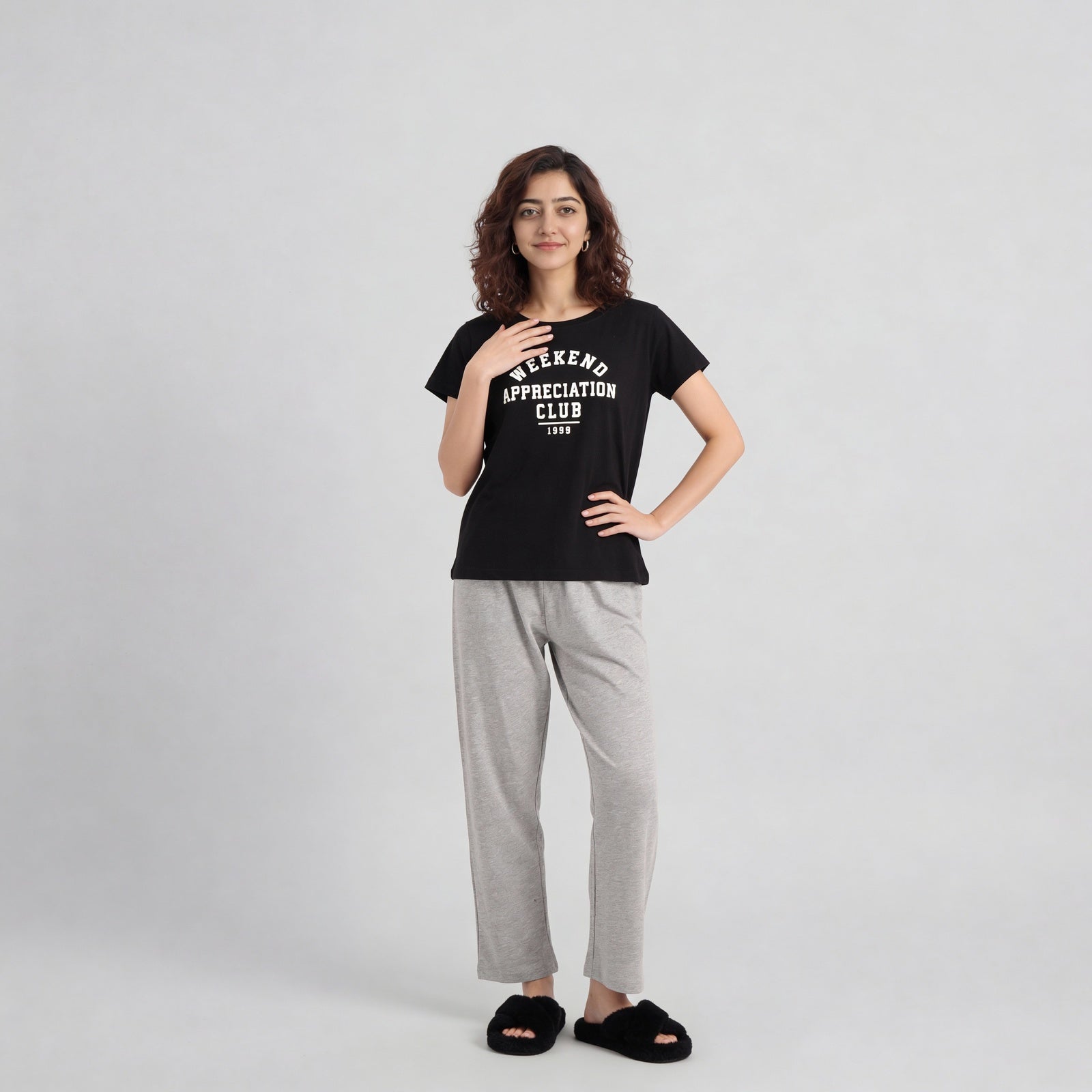 Cotton Printed Lounge T-Shirt