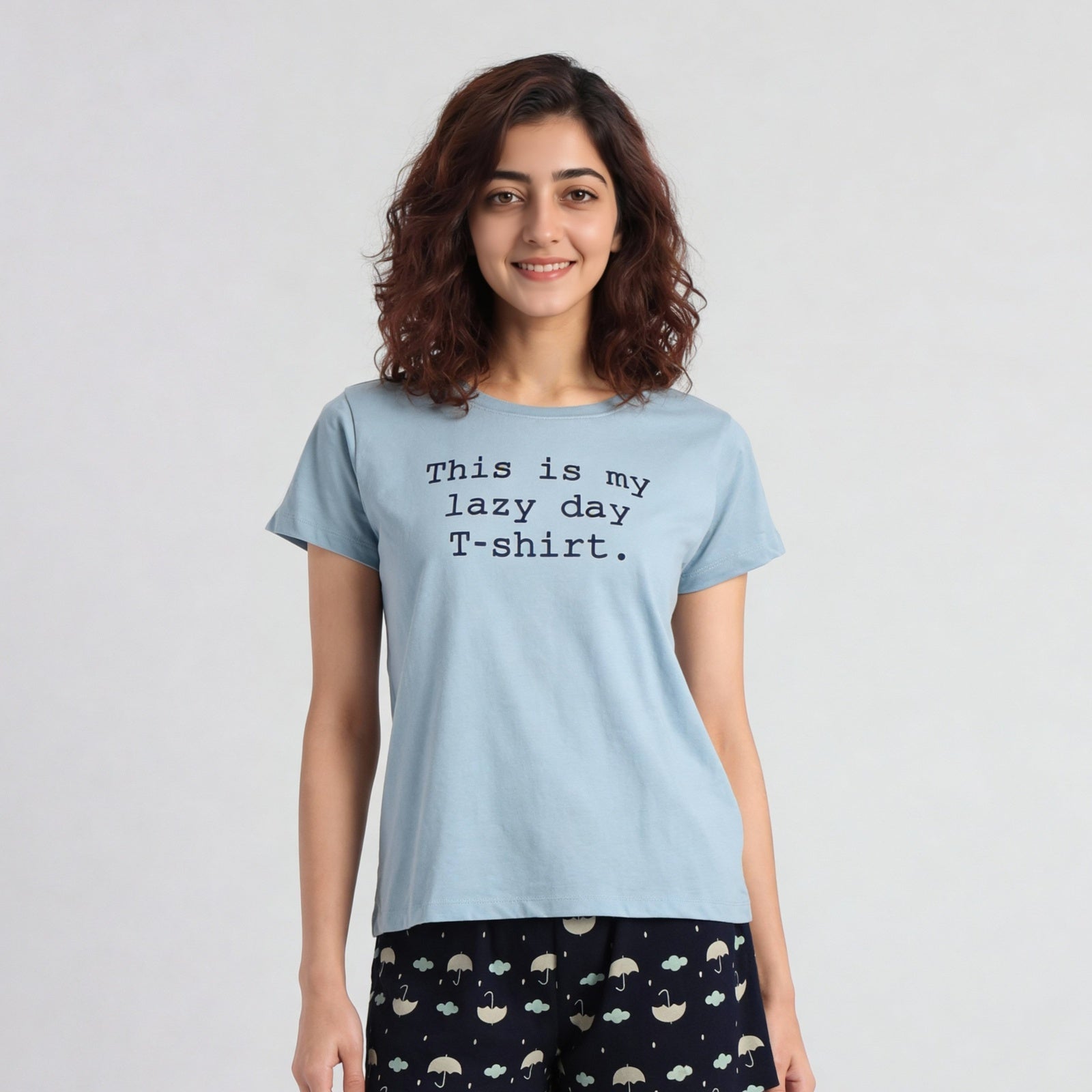 Cotton Printed Lounge T-Shirt