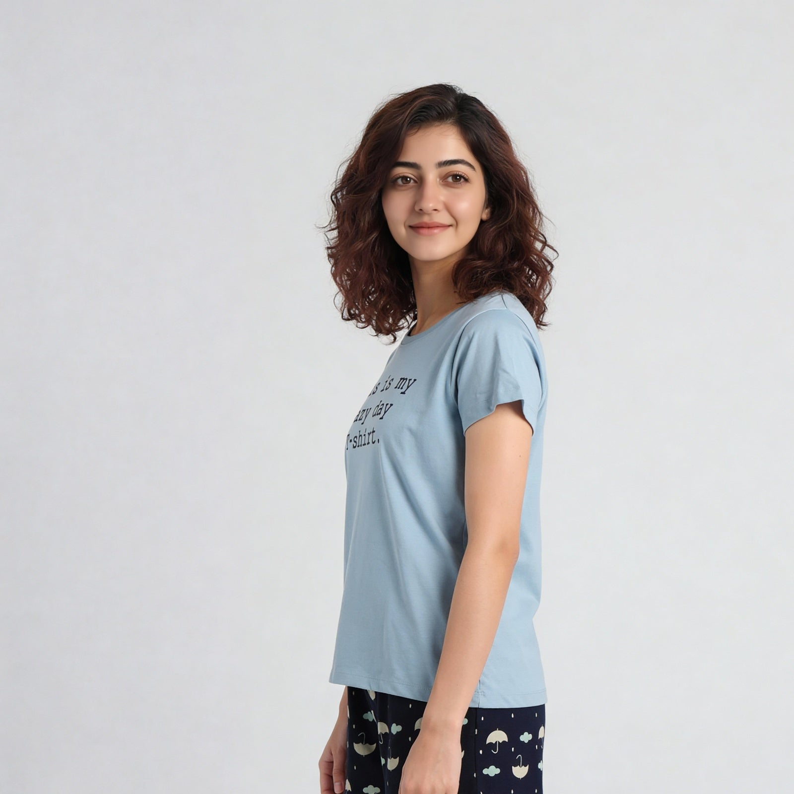 Cotton Printed Lounge T-Shirt