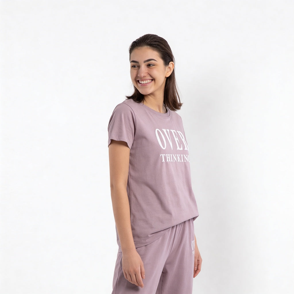 Cotton Printed Lounge T-Shirt